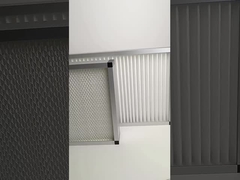 Van de de Luchtstroom van de H13h14 Hepa Ulpa Filter de Laminaire de Zaal van Hepa Ffu Schone Filter van Hvac Hepa van de Materiaalindustrie
